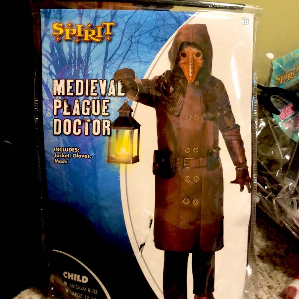 Medieval plague doctor costume